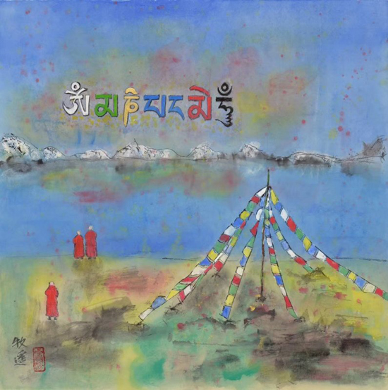 李牧遥用绘画呈现心中的净土