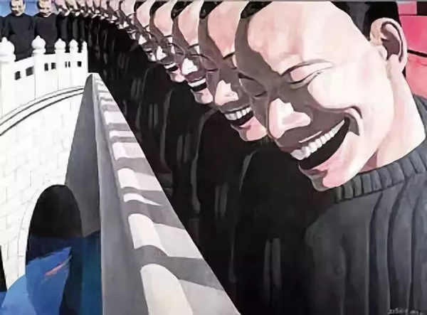 岳敏君《金鱼》