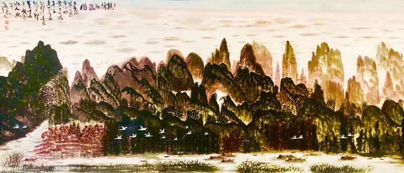 爱好溪山为写真_泼将水墨见精神 爱好溪山为写真_泼将水墨见精神