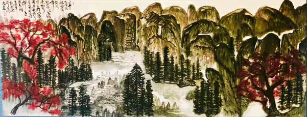 爱好溪山为写真_泼将水墨见精神 爱好溪山为写真_泼将水墨见精神