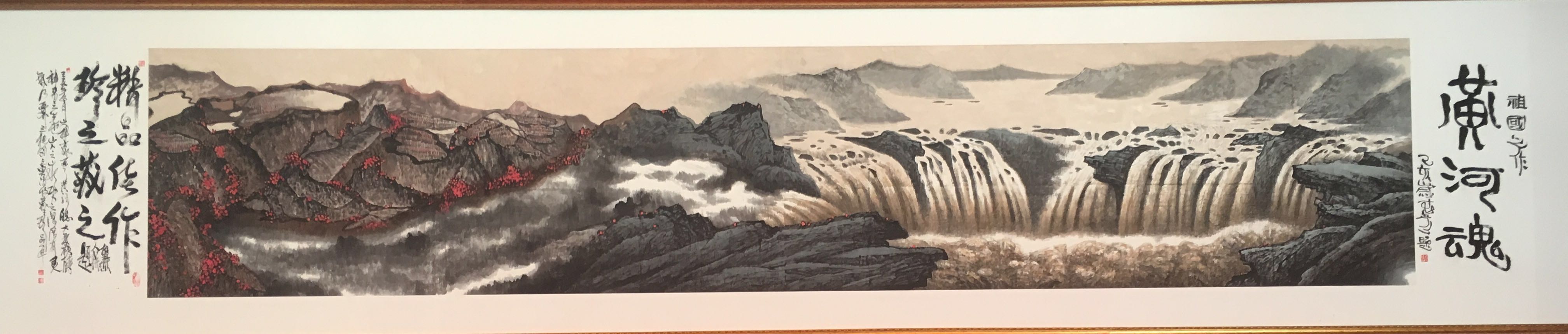 朱祖国国画又有新巨作《南山揽胜图》问世 朱祖国国画又有新巨作《南山揽胜图》问世