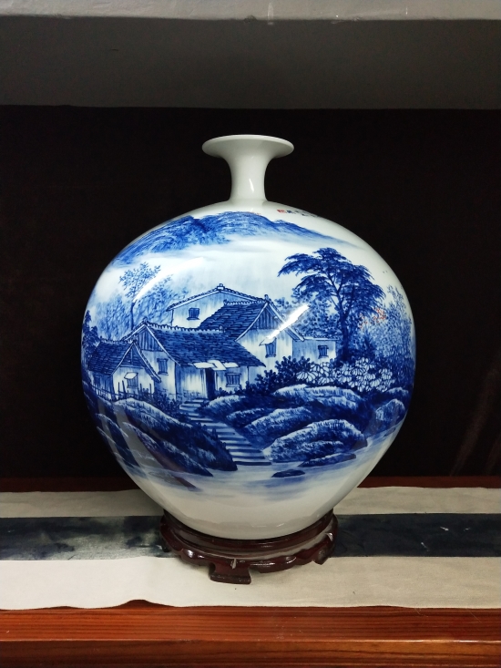 中国景德镇陶艺家郑月景作品欣赏