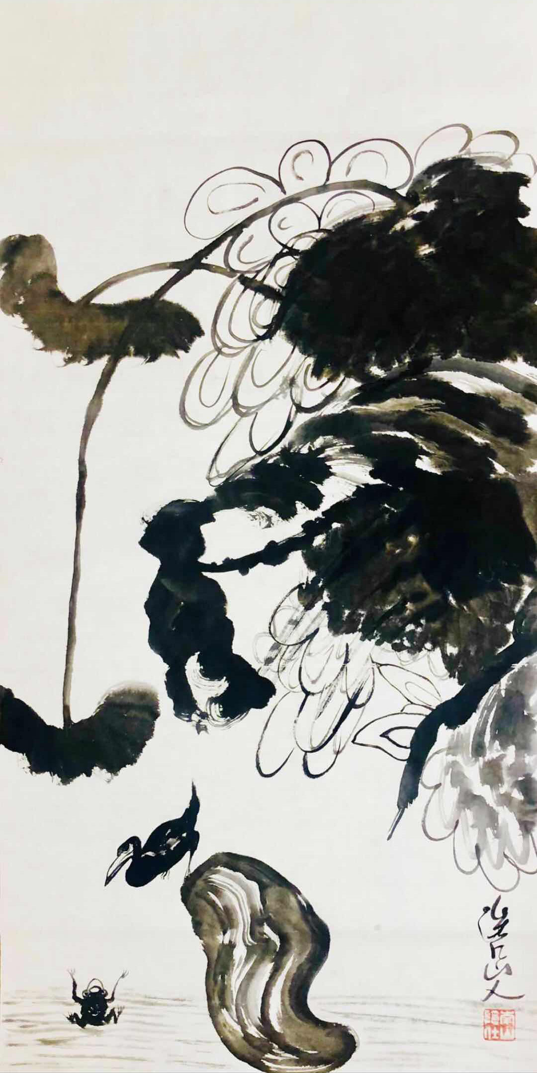 潘基文造访中国书画家朱祖国进行文化交流 潘基文造访中国书画家朱祖国进行文化交流